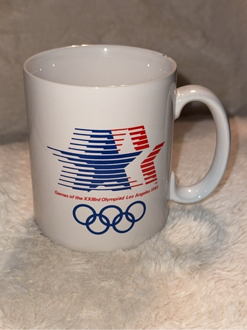 VTG RARE XXIII Olympiad Los Angeles Olympics 1984 Coffee Cup Souvenir Papel
